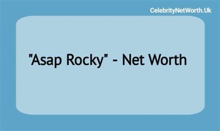 ASAP Rocky Net Worth | Celebrity Net Worth