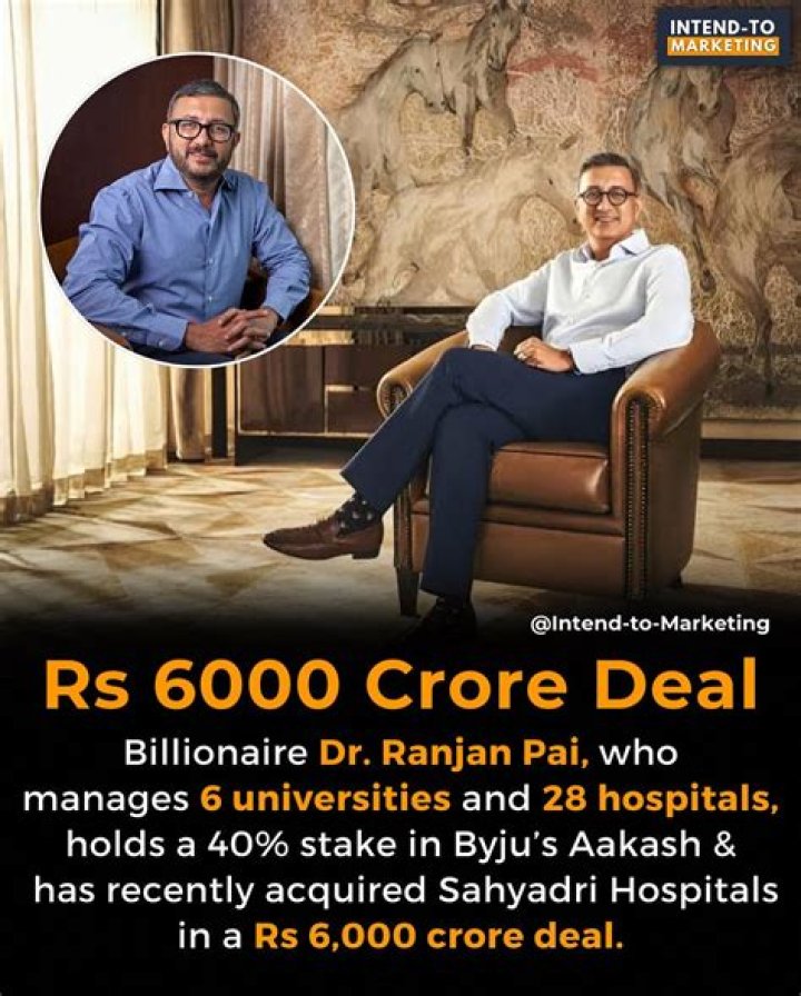 Billionaire Ranjan Pai Leads the Charge for Healthcare Education