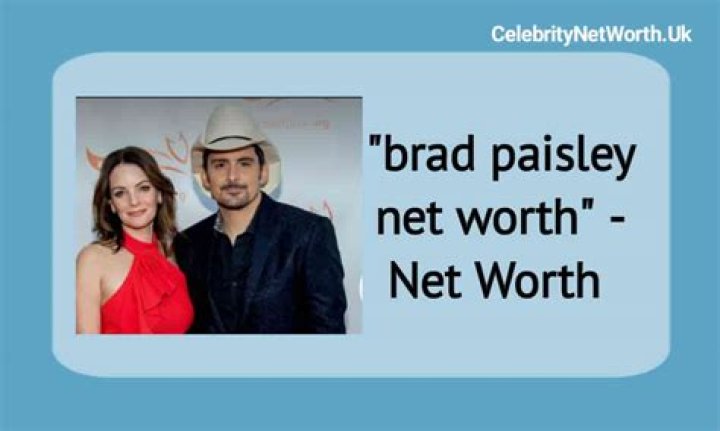 Brad Paisley Net Worth | Celebrity Net Worth