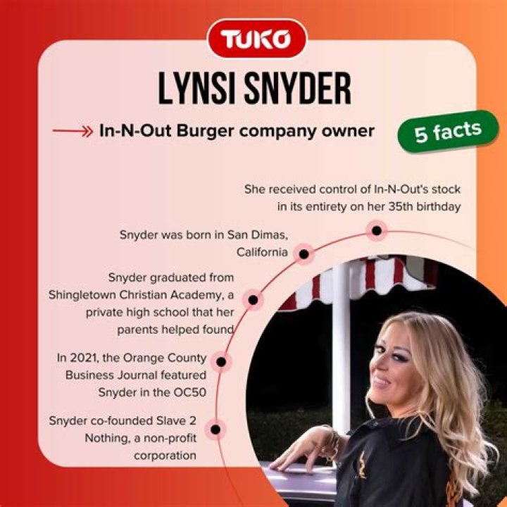 In-N-Out Heiress Lynsi Snyder Now Worth $3 Billion