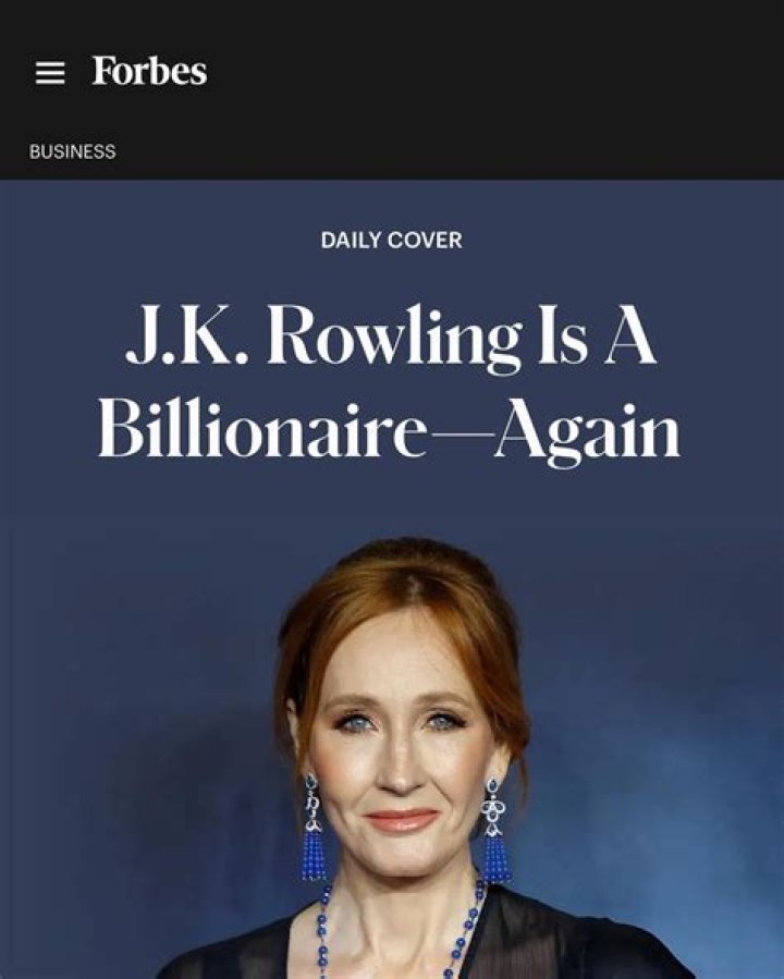 J.K. Rowling Enters The Billionaire Ranks… Again  