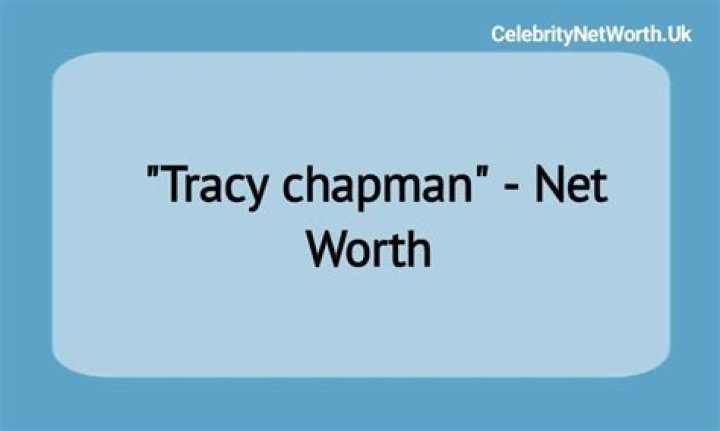 Tracy Chapman Net Worth | Celebrity Net Worth