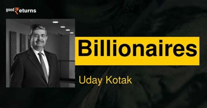Uday Kotak Net Worth | Celebrity Net Worth
